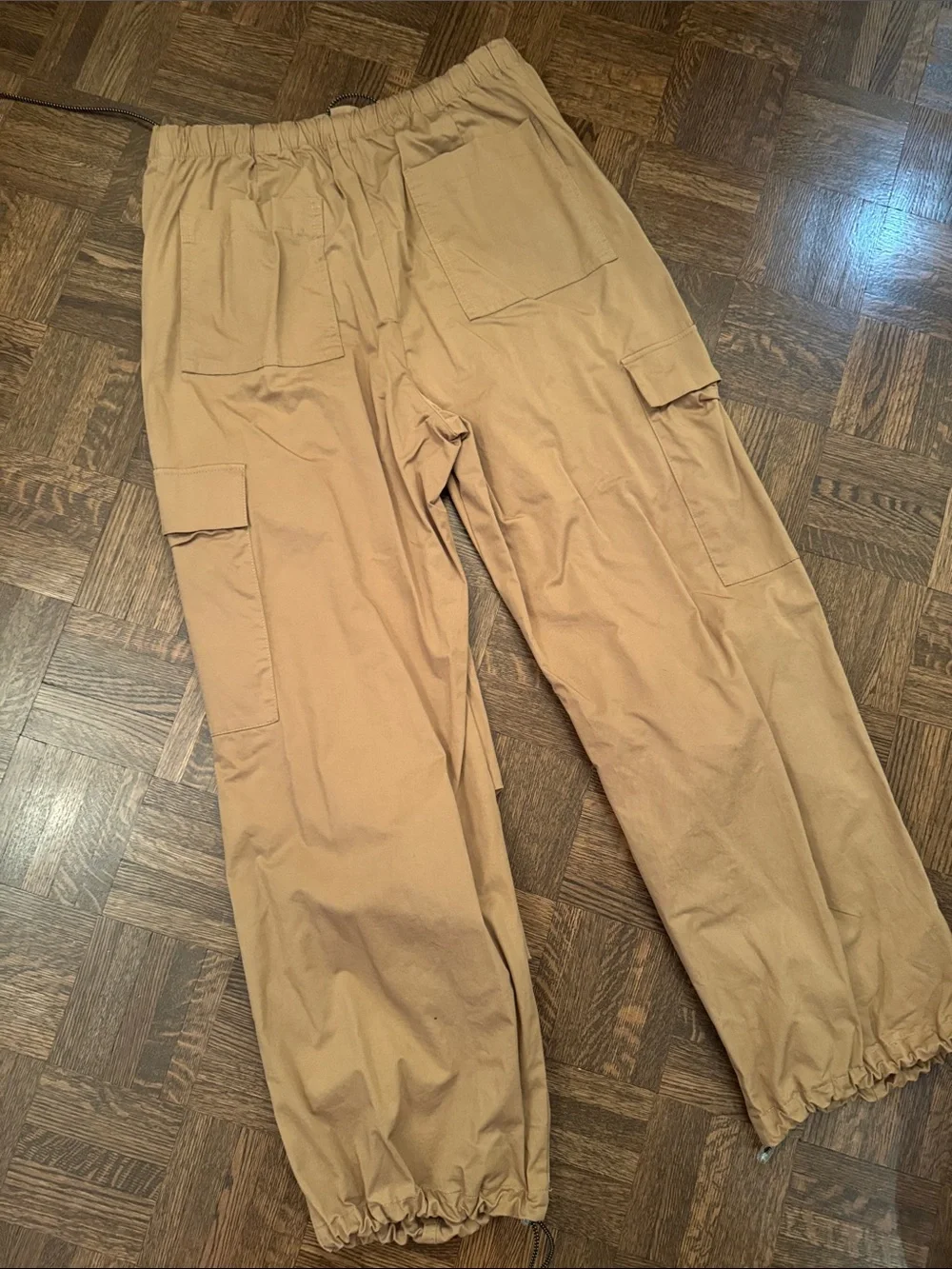 Zara Tan Cargo Jogger Pants size XS - Picture 7 of 7